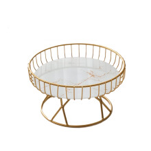 European Style Ceramic Fruit Dish Living Room Home Fruit Basket Candy Dessert Stand Dessert Tray