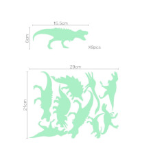 9PCS Luminous Wall Stickers Fluorescent Kids Room New Dinosaur Home Decor Home Essentials