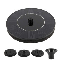 Solar Bird Bath Fountain Pump with Solar Powered Operation and 3 Spray Modes for Garden Pond Patio