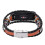 DGOO For Mi 6 Replacement Leather-Beading Bracelet Strap Weave- 3