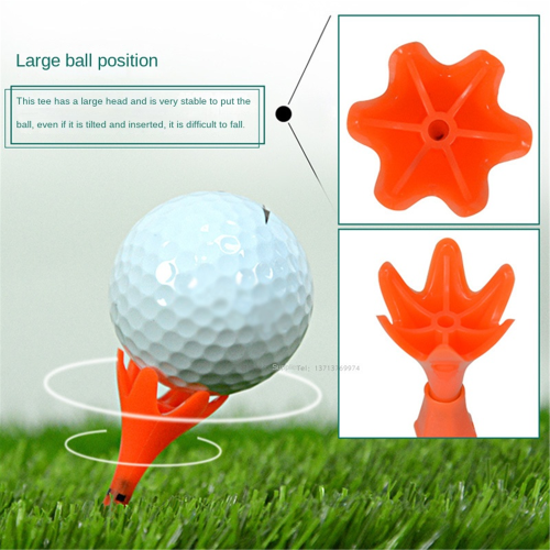 Leyfeng Limit Tees, Golf Petal Rotating Limit Spike Golf Plastic Spike Adjustable Height Spike 2