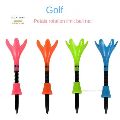 Leyfeng Limit Tees, Golf Petal Rotating Limit Spike Golf Plastic Spike Adjustable Height Spike 1
