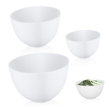 3pcs Silicone Facial Mask Mixing Bowls Set for DIY Skincare, Easy Clean, Home and Salon Use