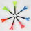 Leyfeng Limit Tees, Golf Petal Rotating Limit Spike Golf Plastic Spike Adjustable Height Spike 5