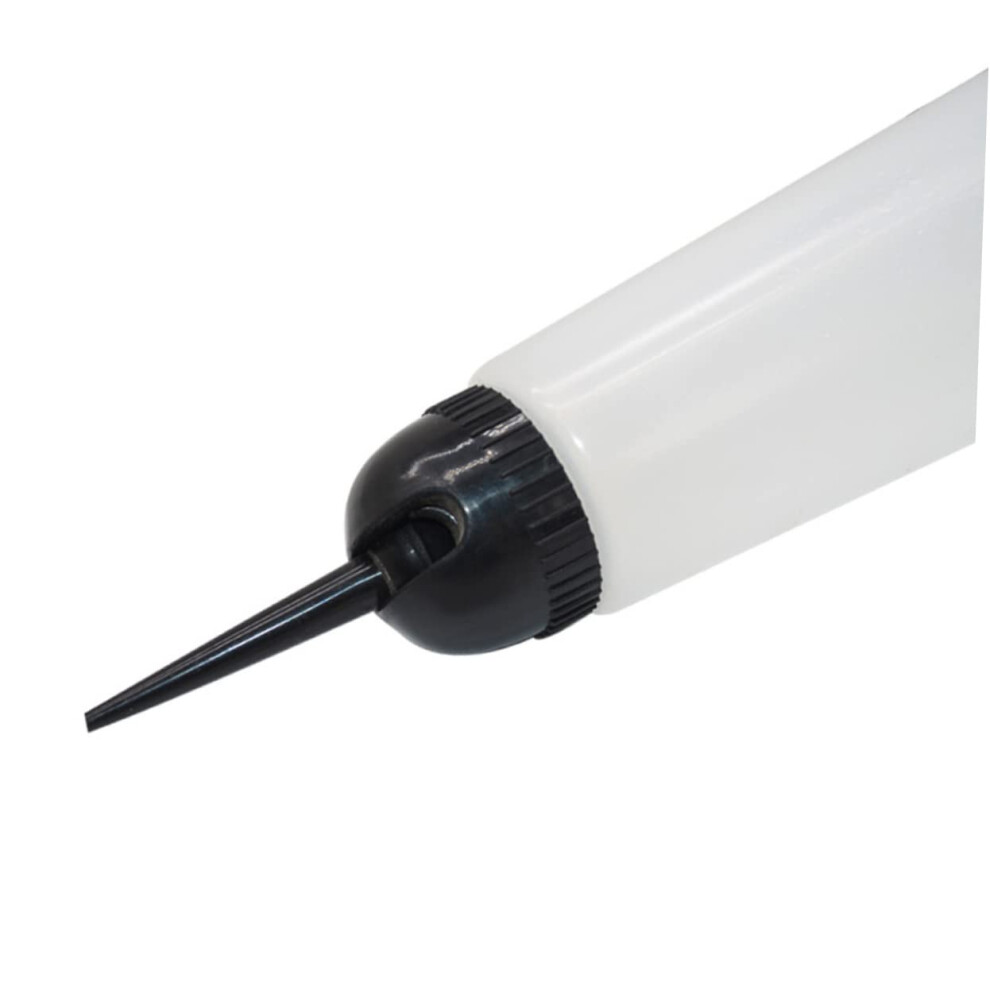 5pcs Refillable Hair Color Applicator Bottles with Angled Nozzle for Precise Salon Dye Application