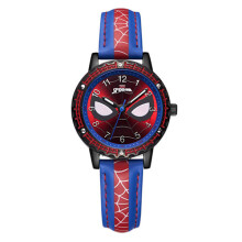 Spiderman Luminous Watch Waterproof Analog Watch Kids Birthday Gift Blue to Red Band