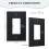 Ravens Switching Lights Single Leather Roman Frame Switch Panel Wall Panel Single Double/Pull Light Switch 5