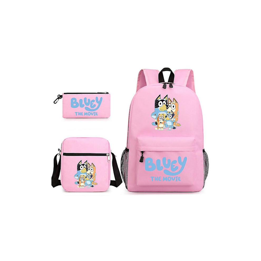 Bluey Three-Piece Backpack Pink 3