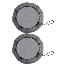 2 Pcs Rain Grill Barrels to Collect Rainwater from Gutter Tanks Grille Polyester