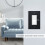 Ravens Switching Lights Single Leather Roman Frame Switch Panel Wall Panel Single Double/Pull Light Switch 8