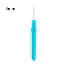 2.0-10mm Multicolor DIY Ergonomic Handle Soft Grip Crochet Hook Aluminum Weave Yarn Knitting Needles 4.0MM