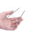 11 pcs Knitting Needles 65cm, Circular Needles, Tools for Knitting Projects Silver one size 1