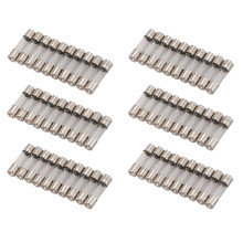 60Pcs 250V 0.2A 200MA Quick Fast Blow Glass Fuses Tubes 5mm x 20mm