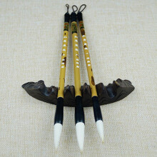 3pcs/pack Craft Hobby Woolen Supplies Stationary Writing Drawing For School Chinese Calligraphy Brush Pen Artist Weasel Hair