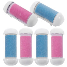 6pcs Coarse Replacement Roller Grinder Tool for Dead Skin Removal, Callus Remover Exfoliator Roller (3pcs Blue)