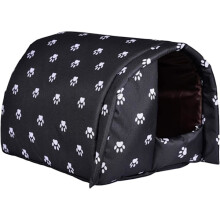 Waterproof Cat House for Outdoor Cats, 32*35*25, Warm Winter House for Cats, Cat Tent, Portable Foldable House for Wild Cats, Outdoor Cats, Small