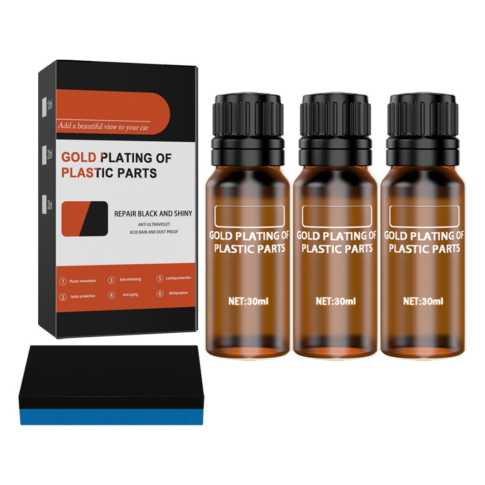Plastic Restoration For Vehicles 2024, 30Ml Vehicle Plastic Cleanser & Refresher, Care Agent For Auto Plastics 9180479488774
