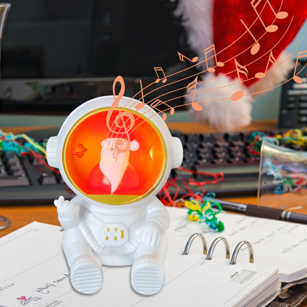 Wireless Bluetooth Speaker, Astronaut Design With Santa Card Insert, Fm Radio, Portable - Compatible With S Connection 9180479489542