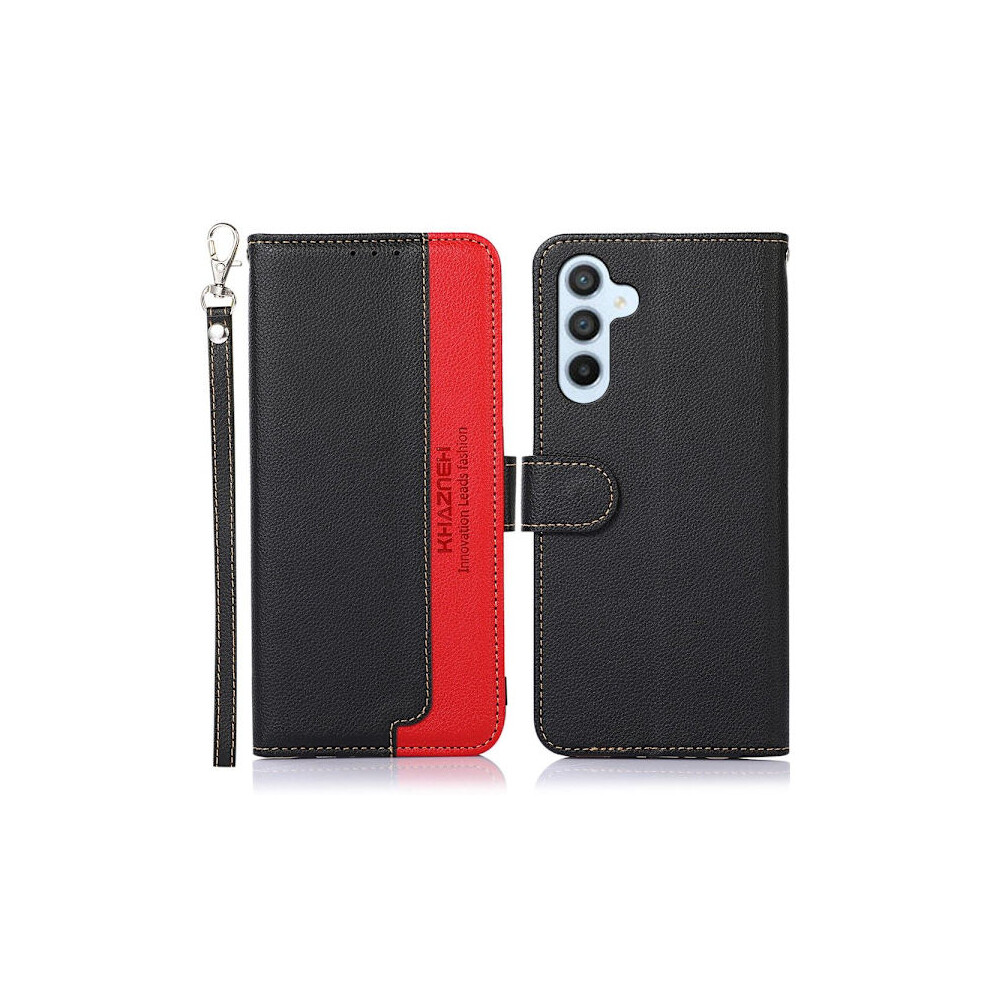 Khazneh Wallet Case For Compatible With Samsung Galaxy A05s - /Red Black 9180479490630