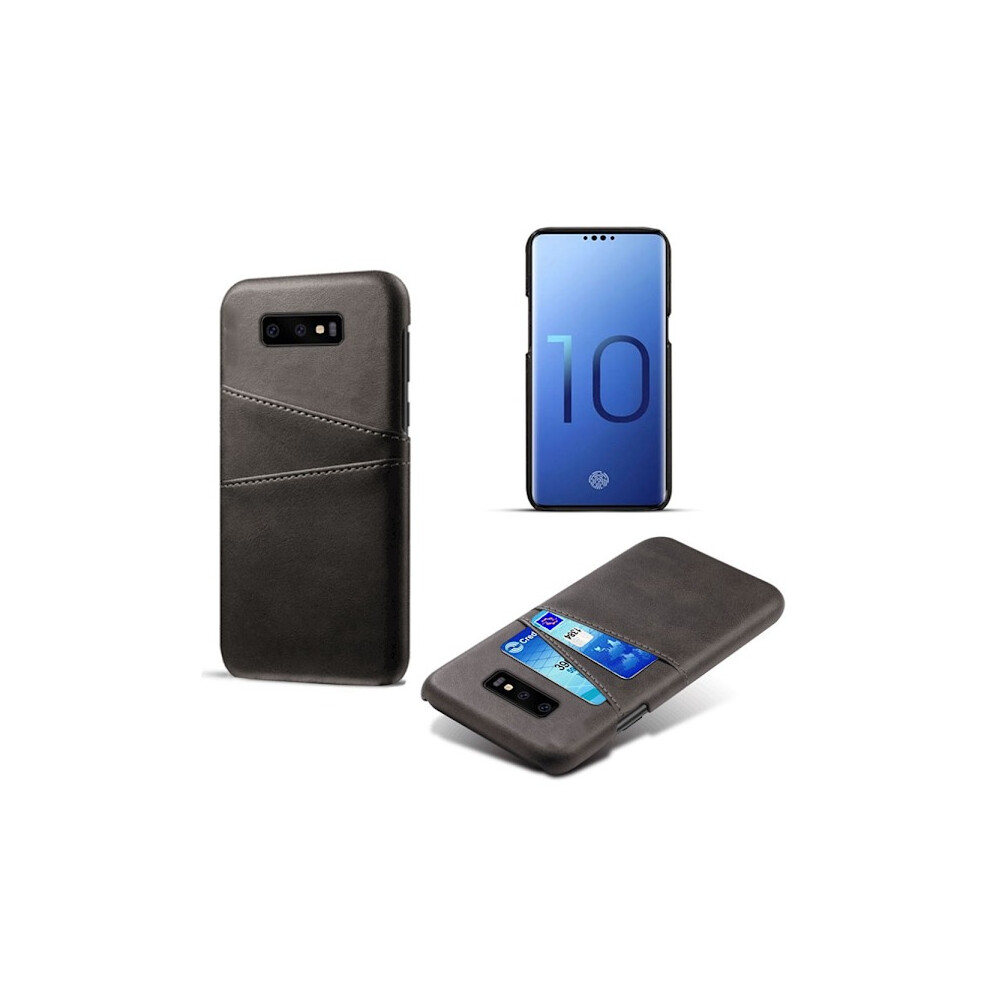 Leather Case With Card Slot Compatible With Samsung Galaxy S10e Black 9180479490814