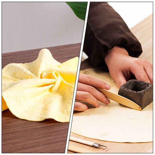 Ceramic Art Doily Manual Clay Buffing Fixing Mat Trimming Throwing Pottery DIY Accessory Tools 2 Sheets 1