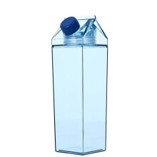 Lmueinov Milk Carton Water Bottle Transparent Milk Bottle Portable Plastic Transparent Bottle Up to 35% off