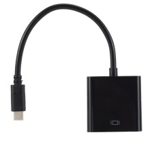 C Female Video VGA Male Transfer USB3.1 Type to To Adapter USB-C Cable VGA Line Adapter