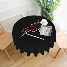 He is Risen Happy Easter Day 60x60 Inch Round Tablecloth Decoration for Kitchen Dinning, Washable Table Cover for Indoor Outdoor Dinner Party