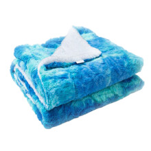 RnemiTe-amo Deals！Tapestry 152x127CM Thick Flannel Lamb Wool Composite Double Blanket Leisure Blanket Gift
