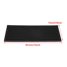 2X Rubber Service Bar Mat Heavy Duty Home Bar and Rubber Drip Mats Cocktail Bartender Tea Cup Mug Set