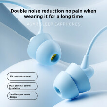 SUSUchens Wired Earphone Headphone with Mic Stereo Sound Deep Bass Distortion-free Line Control In-Ear Headset Phone Accessories Orange