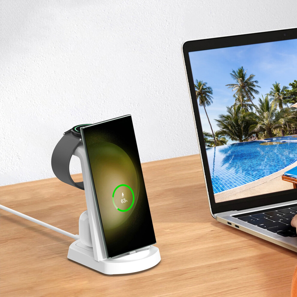 Lmueinov 3 In 1 18W Wireless Charger Mobile Phone Android Wireless Charging Fast Charging And Convenient 9557311683350