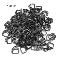 Delaman 100 Pcs Plastic Hook Set for Shade Cloth Greenhouse Accessories, Compatible with Shade Net Hanging Hooks