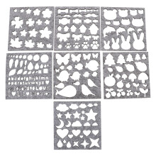 7 Pcs Felting Applique Mold Wool Felt Mold DIY Craft Needle Felting Craft Tools