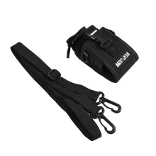 Eatbuy Radio Holder, Radio Case with Strap, Black MSC-20A Nylon Pouch Case Bag with Strap for Kenwood Motorola/HYT Two Way Radio