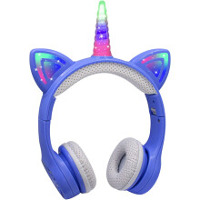 Unicorn Kids Bluetooth Headphones,15 Hours Play time,Toddler Bluetooth Headphones for Girls Boys Laptop