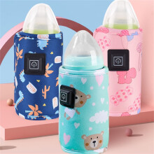 Portable USB Baby Bottle Thermostatic Heating Water Bottle Insulation Sleeve Cover