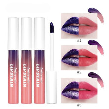 3 pcs Lip Color, Peel Off Lip Line Tattoo - Long Lasting, Waterproof & Transfer Proof Lip Tint with Matte Finish, Highly Pigmented Color