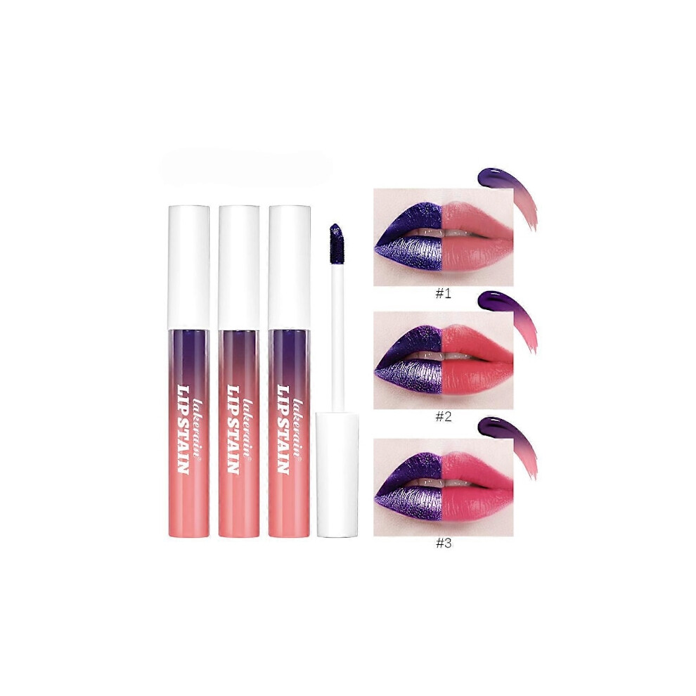 3 pcs Lip Color, Peel Off Lip Line Tattoo - Long Lasting, Waterproof & Transfer Proof Lip Tint with Matte Finish, Highly Pigmented Color