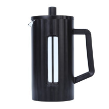 600Ml French Press Coffee Maker High Borosilicate Glass House Coffee Brewer Milk Foam Frother Tea Maker Black