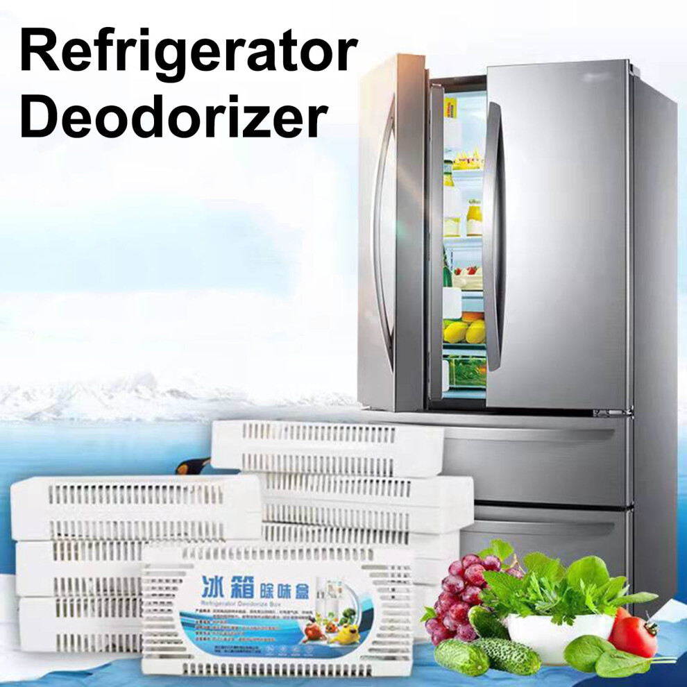 3Pcs Freezer Deodorizer Long Lasting Air Purify Plastic Activated Carbon Refrigerator Deodorize Box Kitchen Supplies