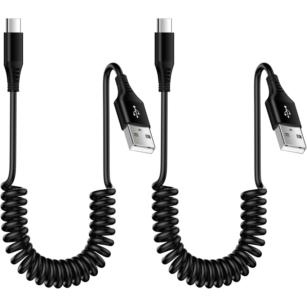 Usb Type C To Usb-A Cable 3Ft 6Ft 2Pack,Coi Compatible With Samsung Charger Fast Charging For Car,Short Usbc Android Auto Cord 9558633699463
