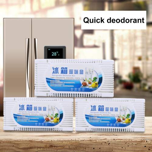 3Pcs Freezer Deodorizer Long Lasting Air Purify Plastic Activated Carbon Refrigerator Deodorize Box Kitchen Supplies 2
