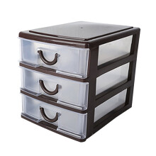 Yongwei Beige 3-Layer Plastic Storage Drawer for Bedroom, Bathroom, Closet, Craft Room