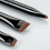 3pcs Makeup Brushes Eyeshadow Eyeliner Eyebrow Makeup - Black Black 4