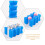 4pcs Wave Pattern Breast Milk Storage Containers Fresh Keeping Ice Packs 4