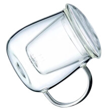 1 Set Heat-Resistant Glass Teacup Professional Filtration Tea Cup Teaware