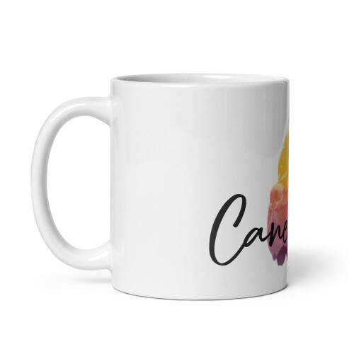 Cane Corso Sunrise White glossy mug (11 oz) 1