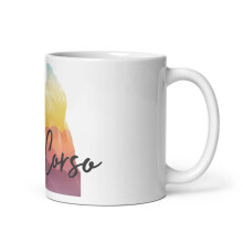 Cane Corso Sunrise White glossy mug (11 oz)