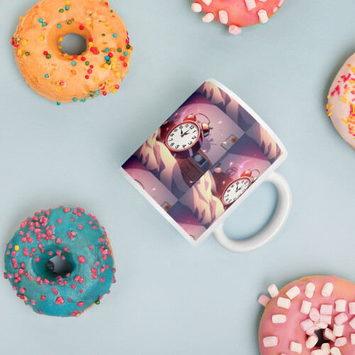 White glossy mug 2